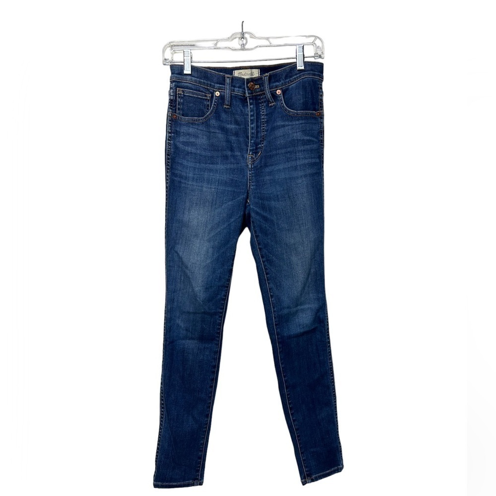Madewell 10” high rise skinny blue jeans size 27